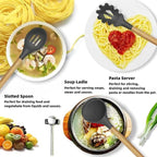 Trenze 12 Pcs Non Stick Kitchen Cooking Utensils Set with Wooden Handles TRENZE
