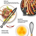 Trenze 12 Pcs Non Stick Kitchen Cooking Utensils Set with Wooden Handles TRENZE
