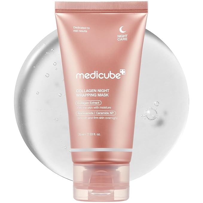 Trenze Medicube Collagen Overnight Wrapping Mask, Korean Peel Off Sleeping Mask For Glowing Skin, Deep Hydration & Firming Face Care TRENZE