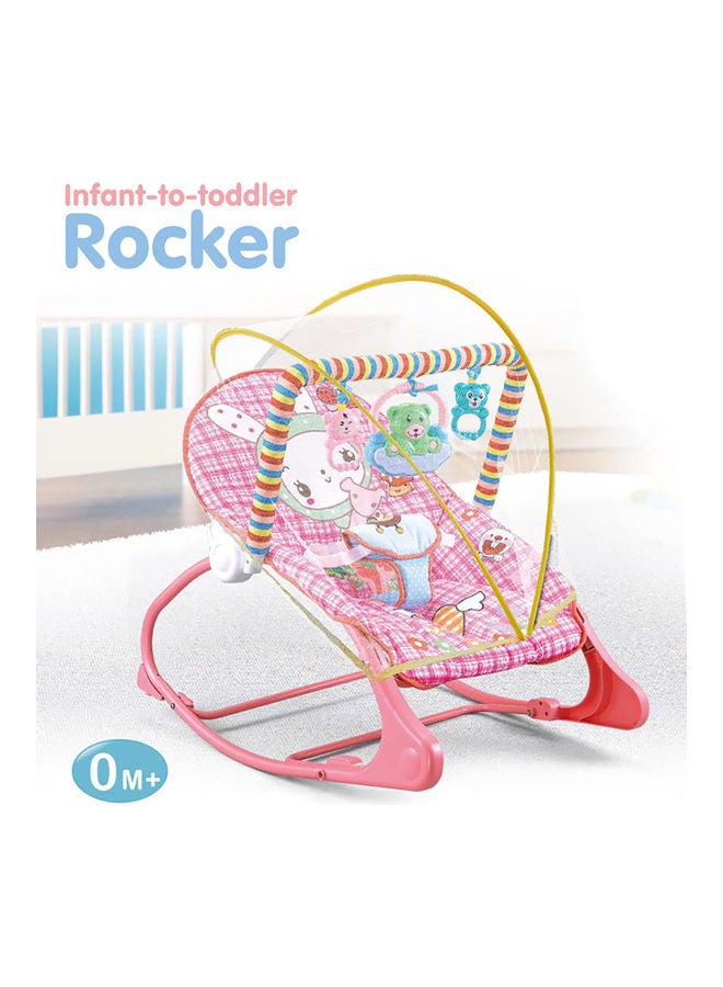 Trenze Portable Baby Rocking Chair with Safety Belt & Comfortable Infant Bouncer Seat TRENZE