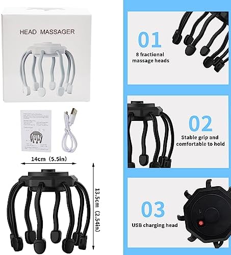 Trenze Premium Ultra 360° Electric Scalp Massager for Head Stress Relief & Deep Sleep TRENZE