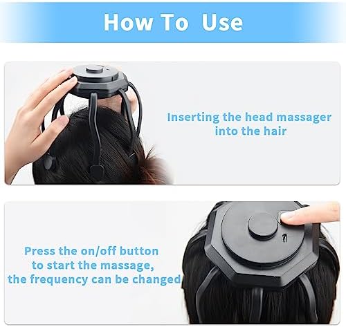 Trenze Premium Ultra 360° Electric Scalp Massager for Head Stress Relief & Deep Sleep TRENZE
