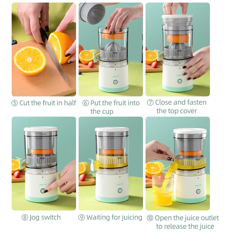 Portable Citrus Squeezer & Presser | Juice Extractor For Fresh Healthy Drinks