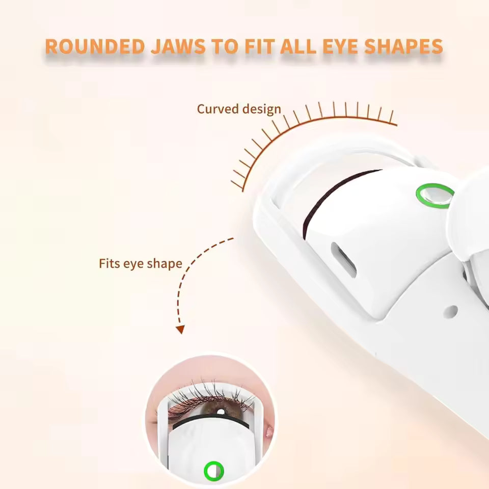 Premium Heated Eyelash Curler for Lasting Curls