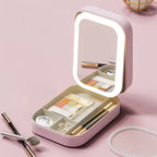 Premium LED Makeup Storage Organizer Mirror