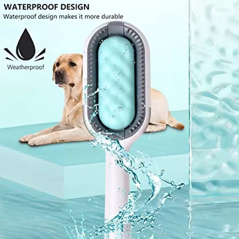 Premium Pet Grooming Brush For Easy Deshedding