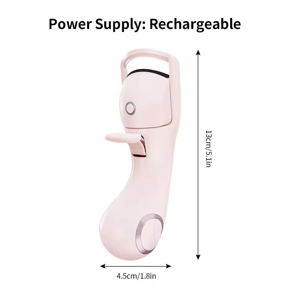 Premium Heated Eyelash Curler for Lasting Curls