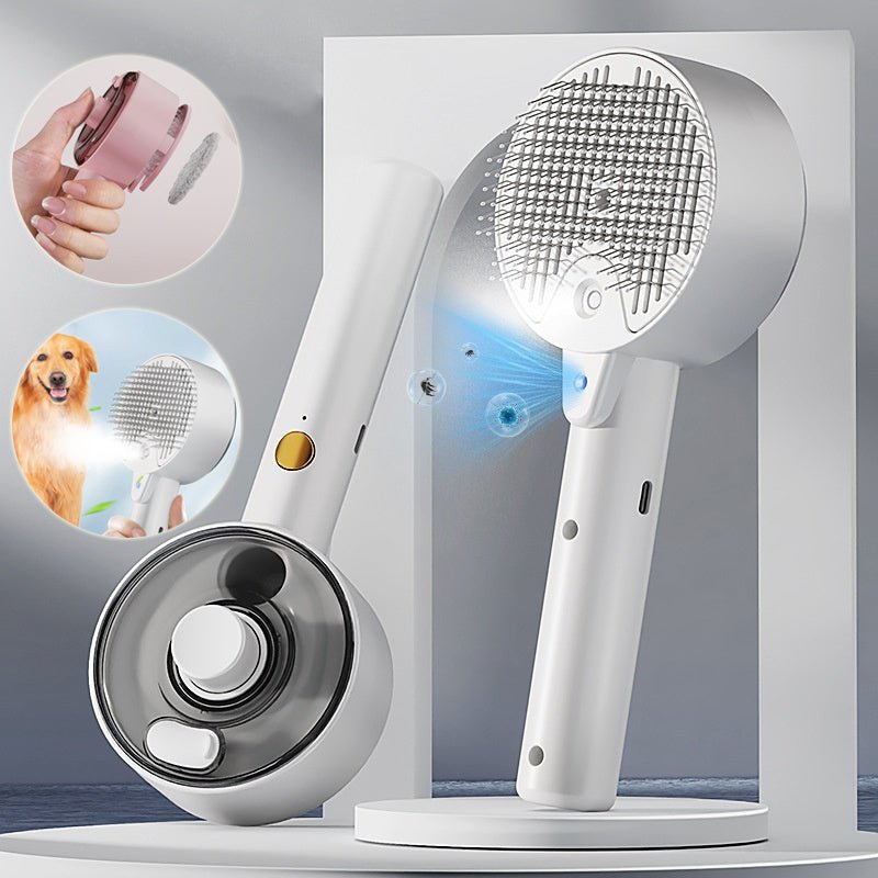 Premium Steam Pet Grooming Brush