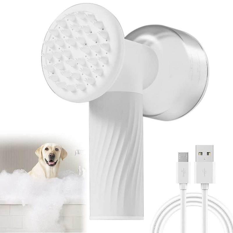 Premium Self Cleaning Pet Bath Brush