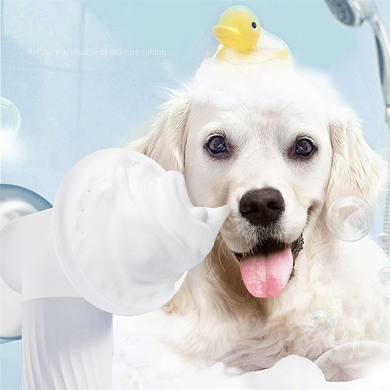 Premium Self Cleaning Pet Bath Brush