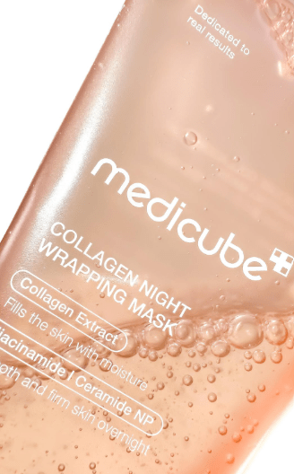 Trenze Medicube Collagen Overnight Wrapping Mask, Korean Peel Off Sleeping Mask For Glowing Skin, Deep Hydration & Firming Face Care TRENZE