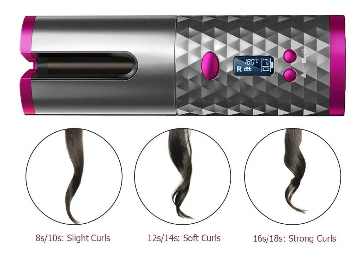 Premium Cordless Hair Curler for Effortless Styling
