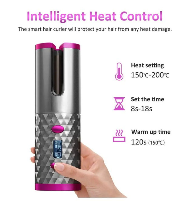 Premium Cordless Hair Curler for Effortless Styling