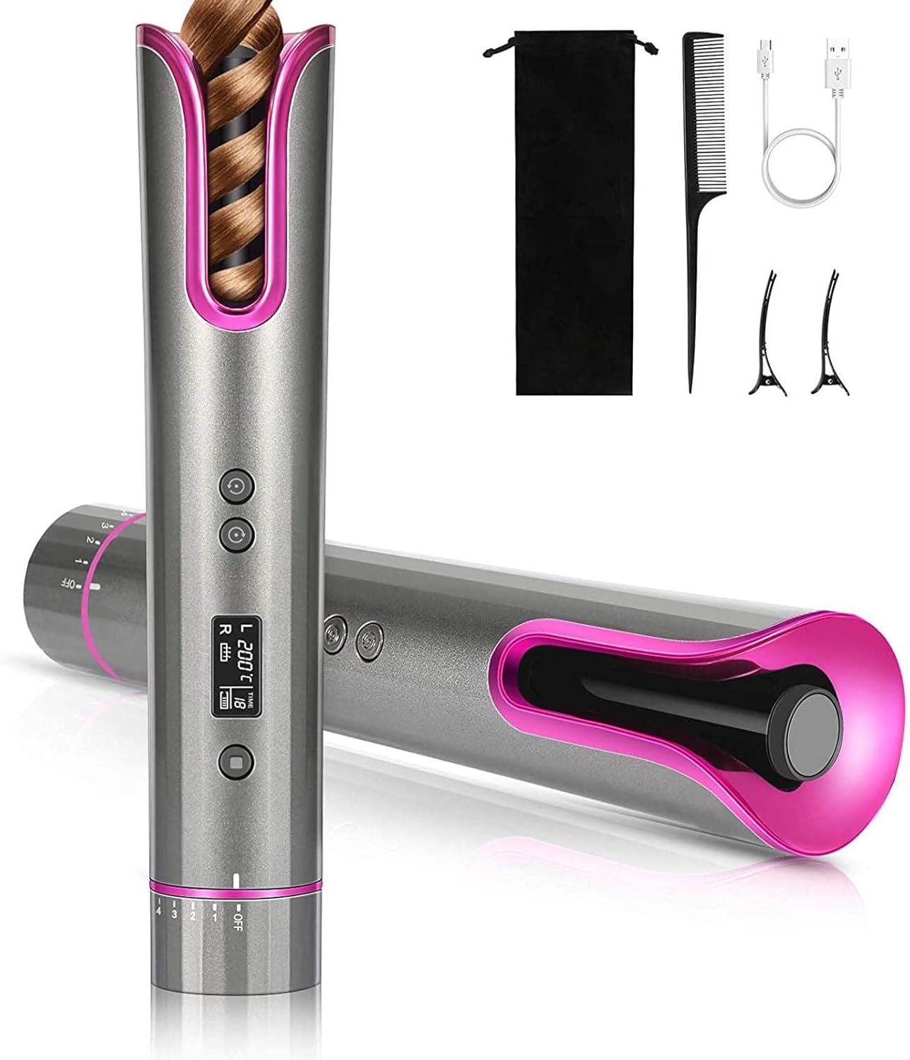 Premium Cordless Hair Curler for Effortless Styling