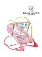 Trenze Portable Baby Rocking Chair with Safety Belt & Comfortable Infant Bouncer Seat TRENZE