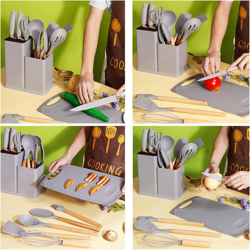 19 Piece Silicone Kitchen Set