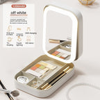 Premium LED Makeup Storage Organizer Mirror