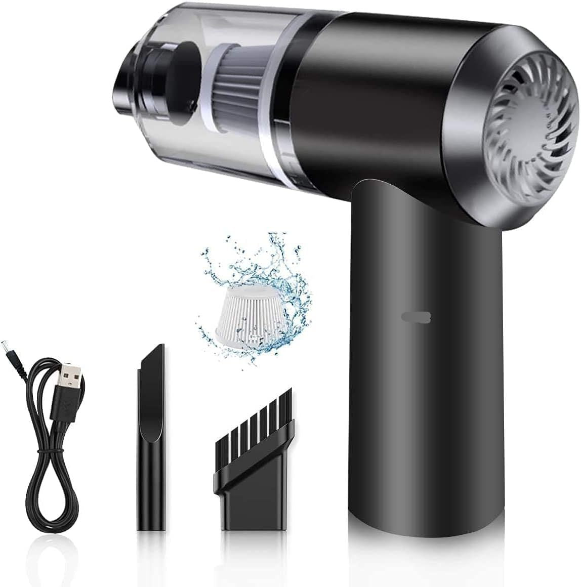 Trenze Portable Mini Hand Vacuum Cleaner, Cordless Rechargeable Car & Home Dust Cleaner TRENZE