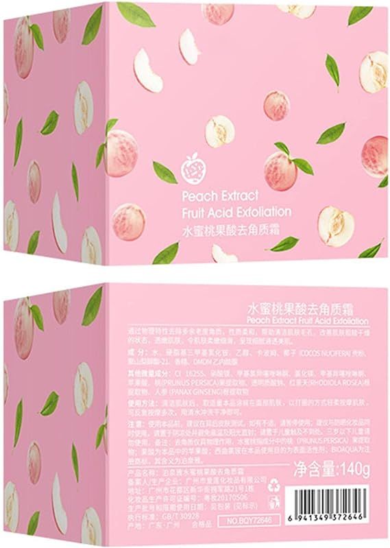 Peach Extract Fruit Acid Exfoliating Face Gel Cream My Store