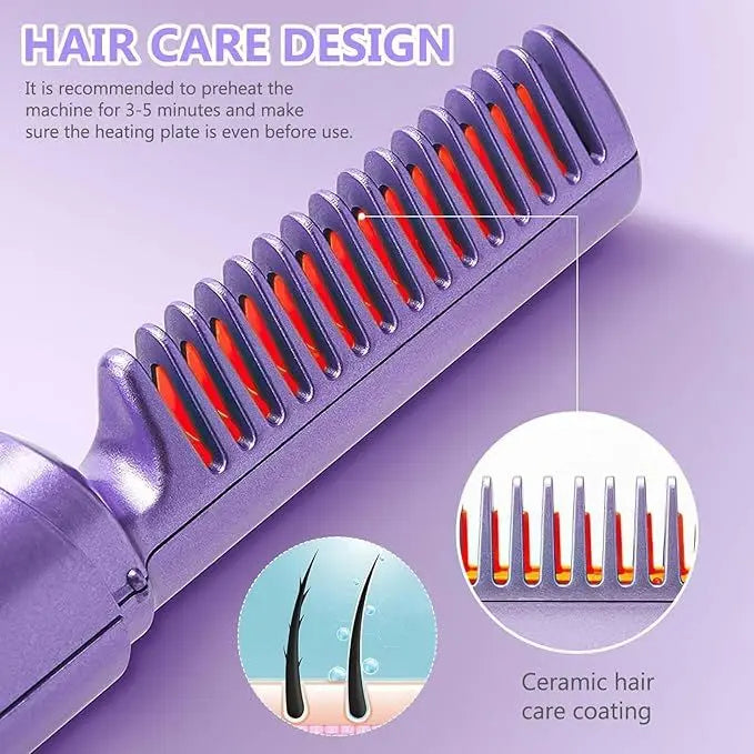 Portable Hair Straightener Comb My Store