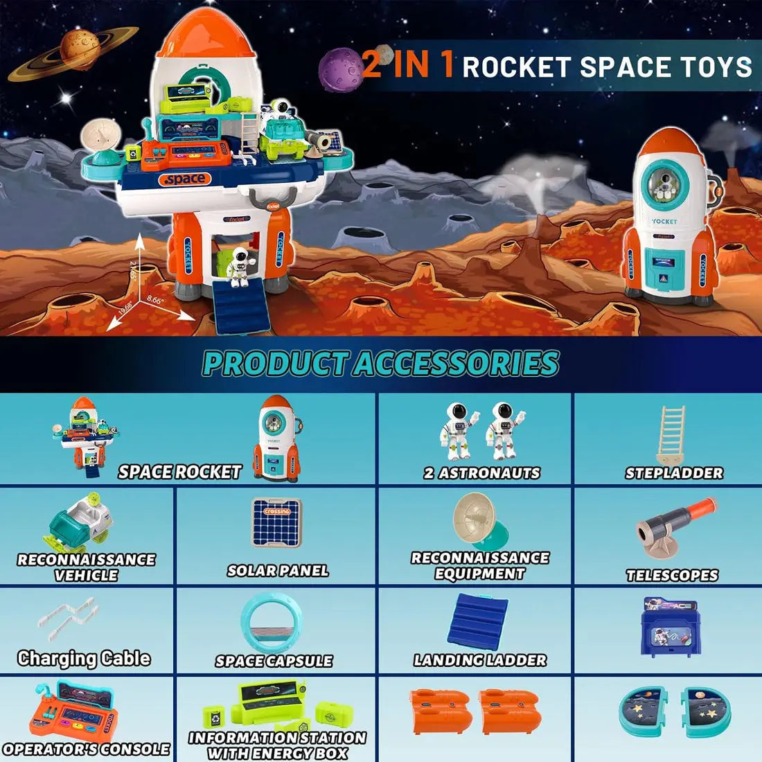 Rocket Space Toys for Kids My Store