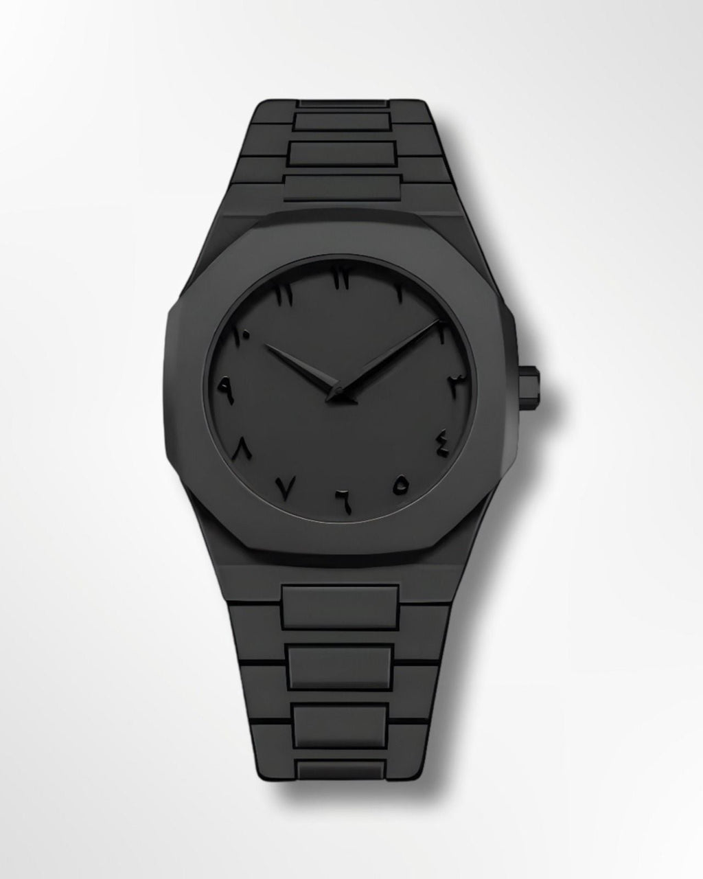 Trenze Arabic Aura Stainless Steel Watch for Men, Luxury Arabic Dial Waterproof Wrist Watch TRENZE