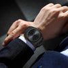 Trenze Arabic Aura Stainless Steel Watch for Men, Luxury Arabic Dial Waterproof Wrist Watch TRENZE