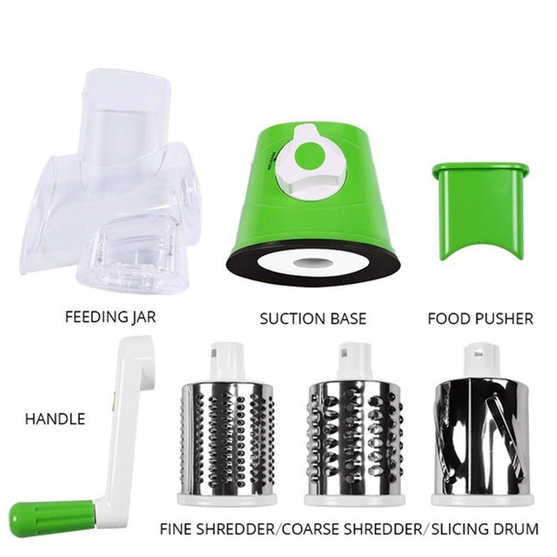 Rotary Drum Vegetable Slicer