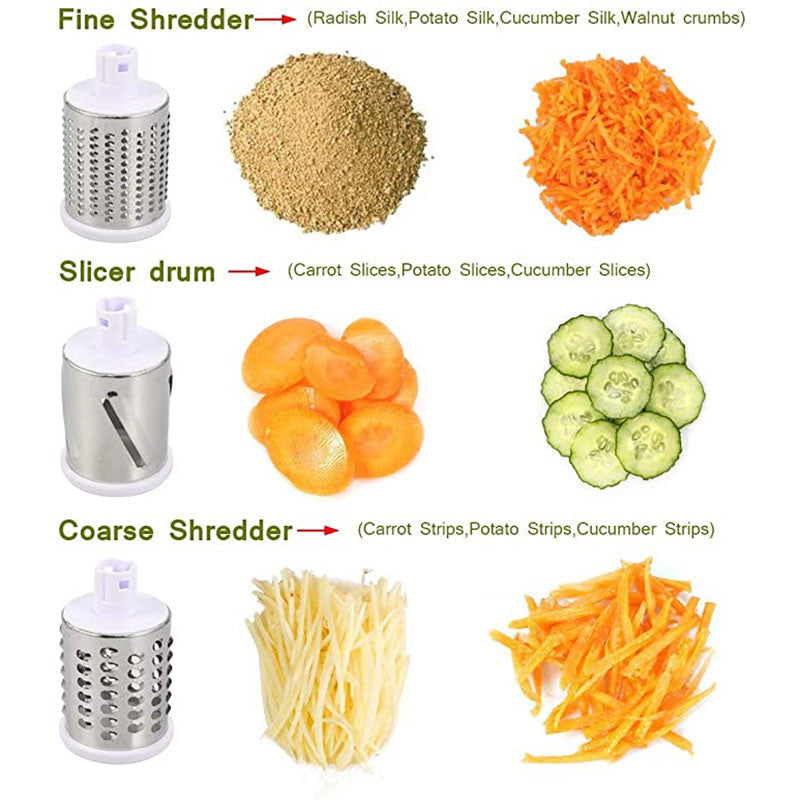 Rotary Drum Vegetable Slicer