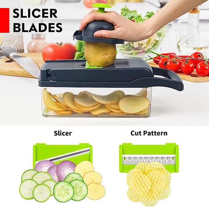Multifunction Vegetable Chopper Slicer